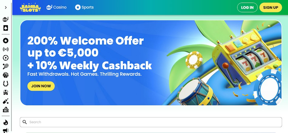 Samba Slots – Rytmikästä peliviihdettä ja ilmaiskierroksia